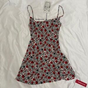 Réalisation Par Montague White Batik Floral Dress